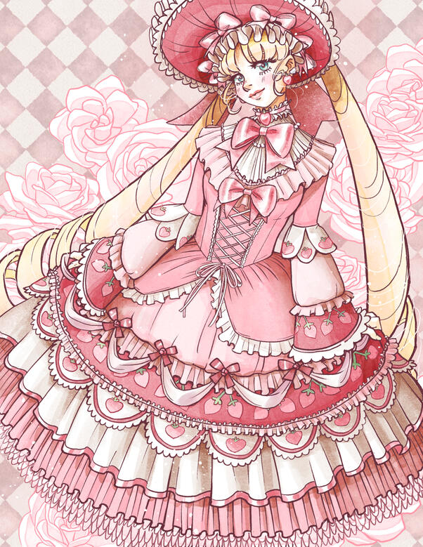 Strawberry Fluff (Sailor Moon)