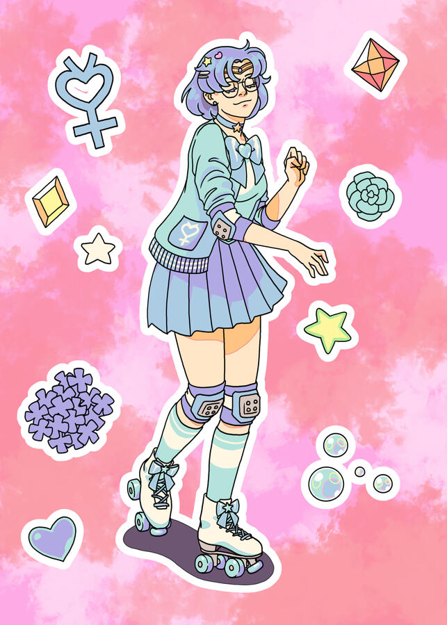(Sailor Moon) Skater Mercury