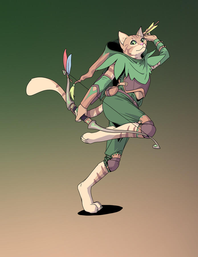 (Pathfinder) Catfolk Archer